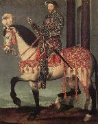Franz i from France to horse Francois Clouet
